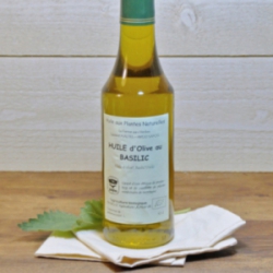 Huile olive basilic 50cl